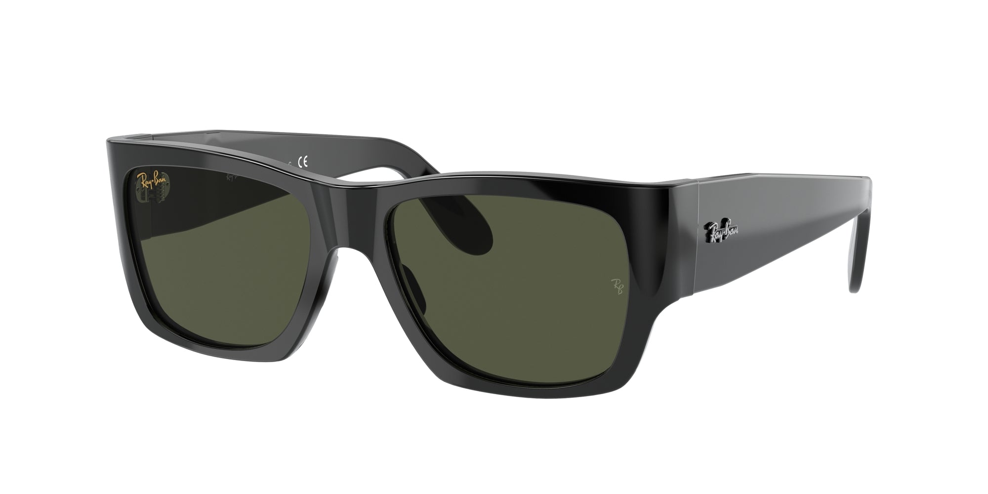 8056597242653 - Unisex RB2187 WAYFARER NOMAD 901 31 Gläser SONNENBRILLEN Acetat Schwarz G15 Quadratisch Normal