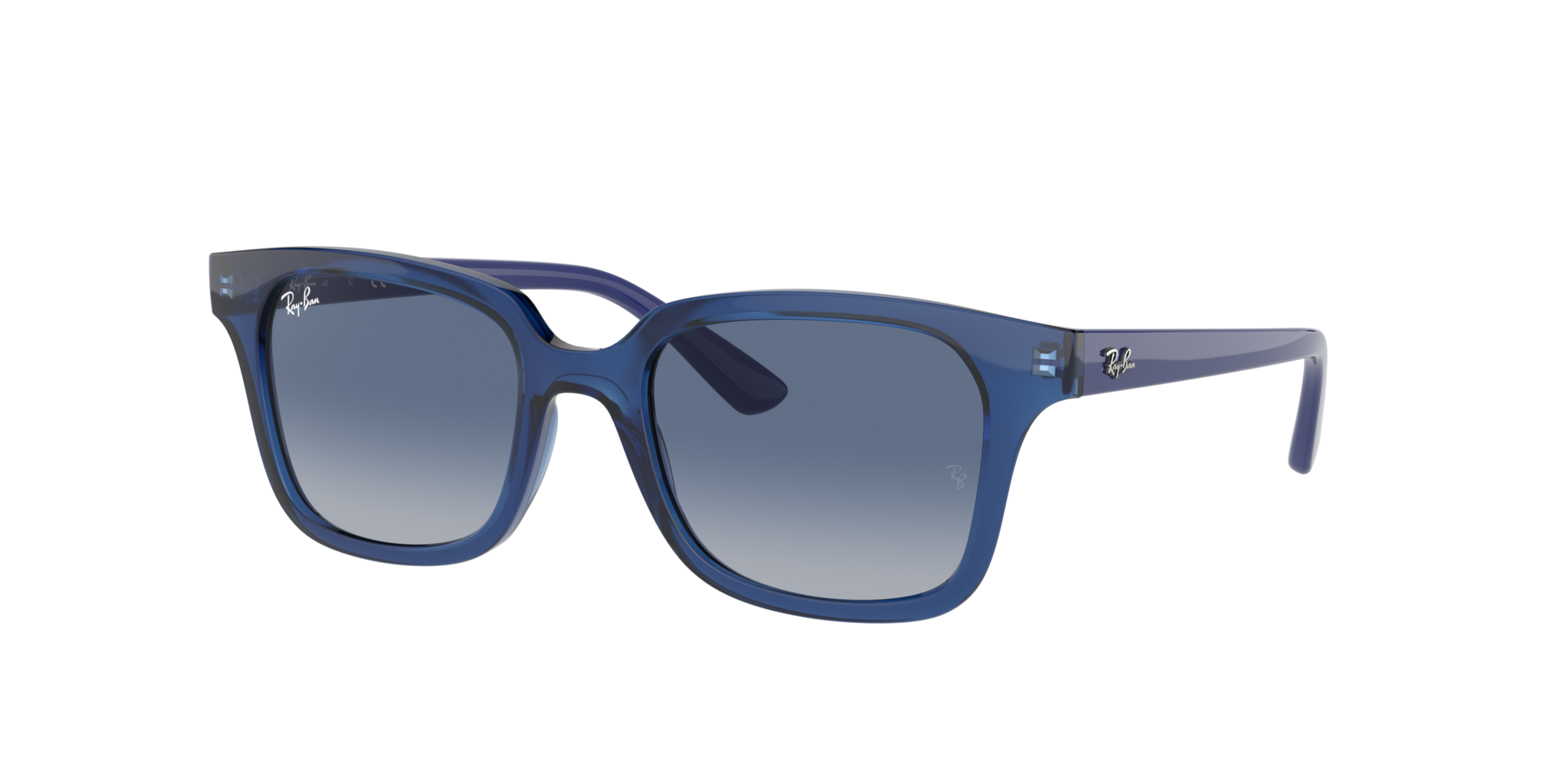 8056597351751 - Kind RJ9071S  70624L Gläser SONNENBRILLEN Injiziert Blau Blau Quadratisch Normal Schattiert