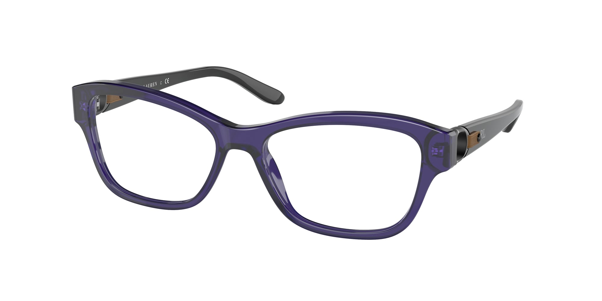 8056597352413 - Damen RL6210Q 5922 Rahmen von BRILLEN Acetat Violett Transparent Schmetterling Normal