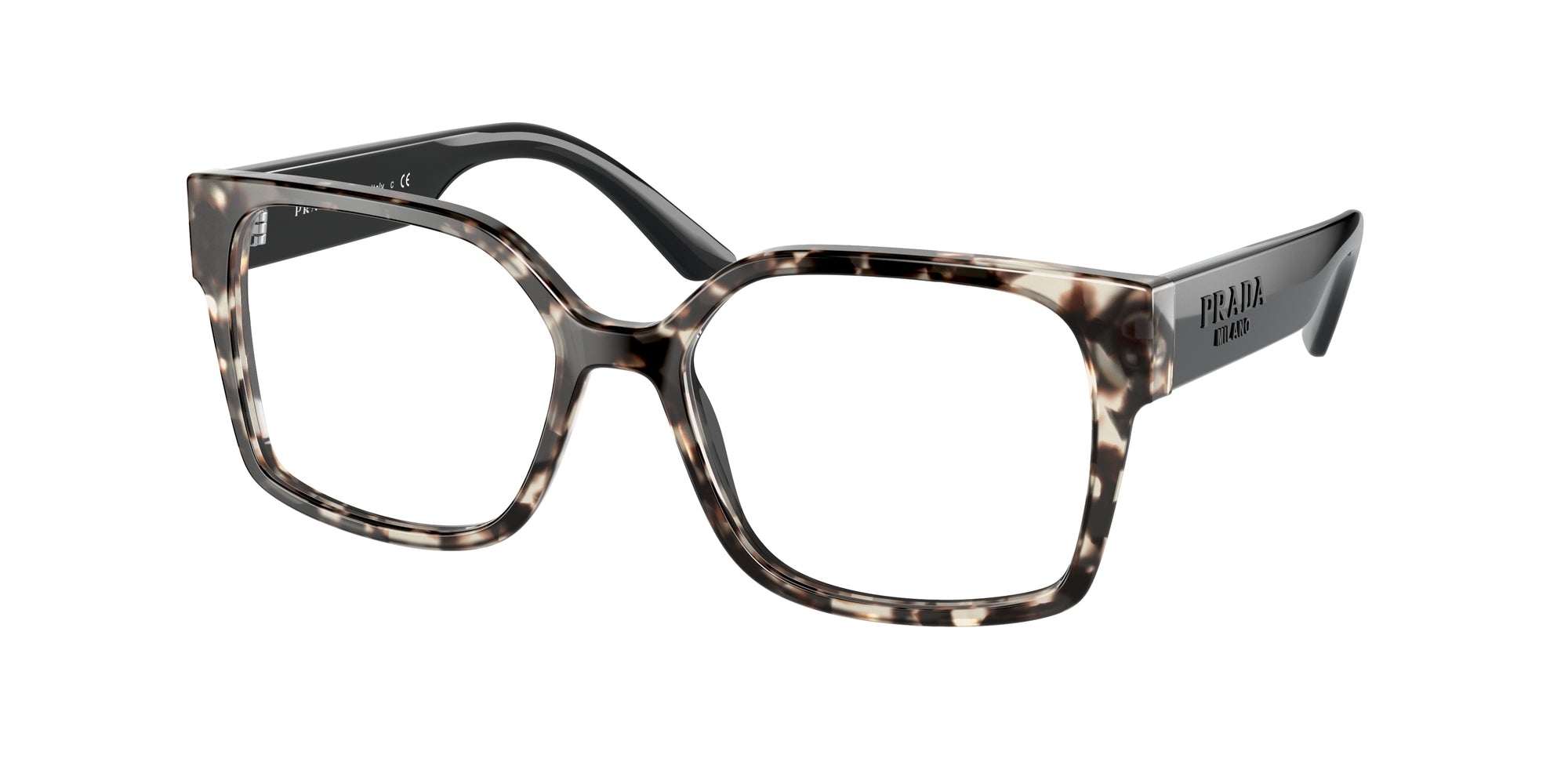 8056597380188 - Damen PR 10WV  UAO1O1 Rahmen von BRILLEN Acetat Schildkröte Transparent Quadratisch Normal