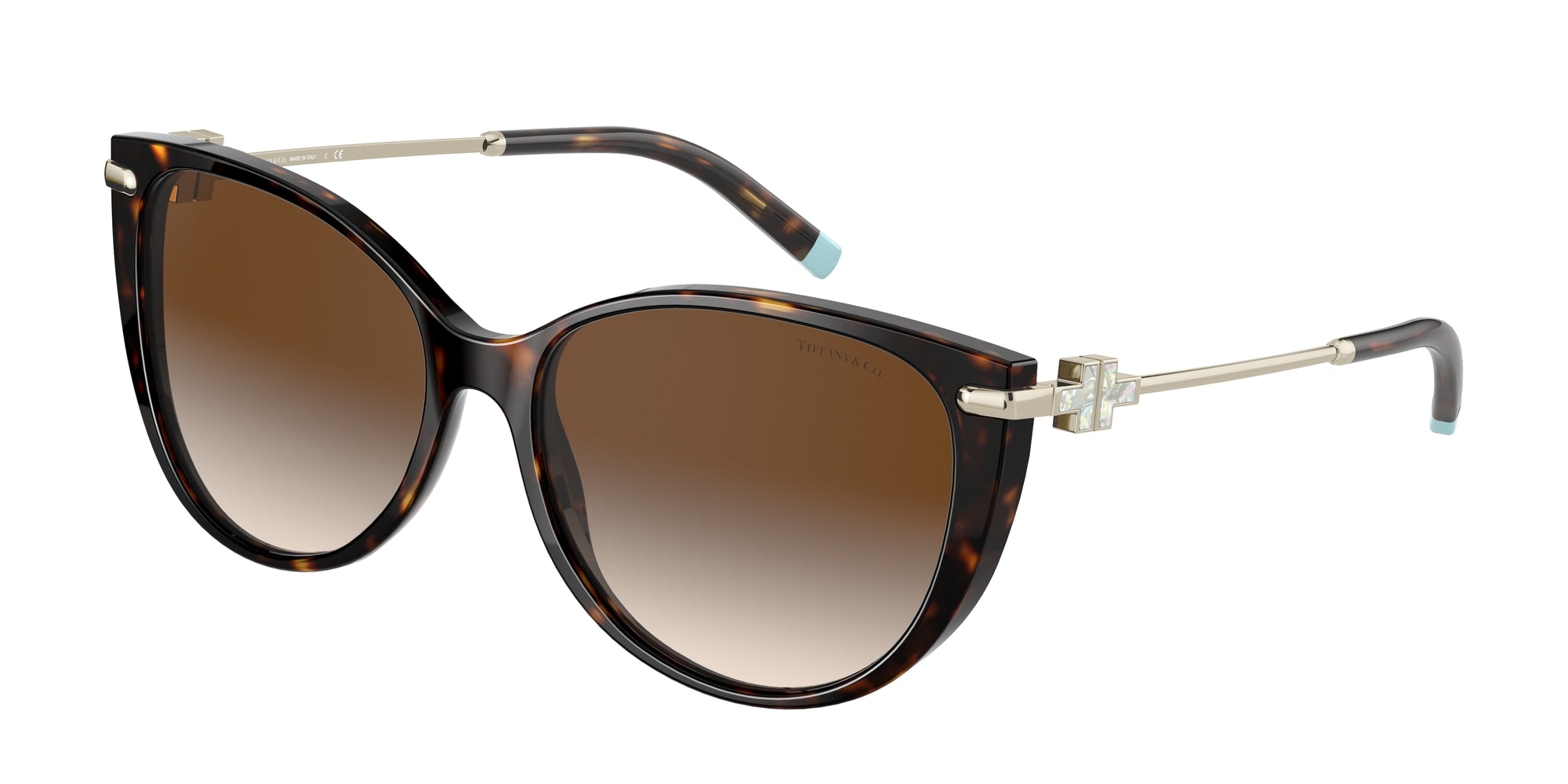 8056597382489 - Damen TF4178  80153B Gläser SONNENBRILLEN Acetat Schildkröte Braun Cat Eye Normal Schattiert