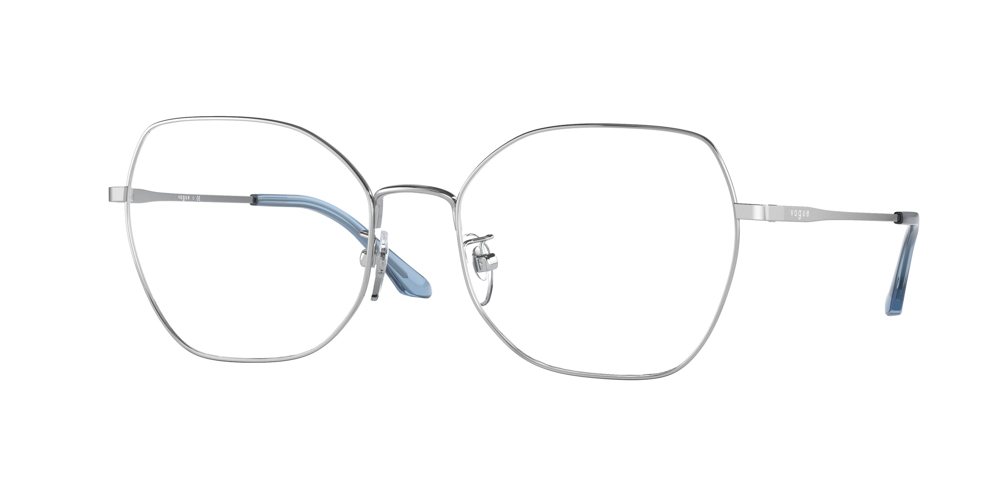 8056597389792 - Damen VO4201D 323 Rahmen von BRILLEN Metall Silber Transparent Schmetterling Normal 8056597389792 - Damen VO4201D 323 Rahmen von BRILLEN Metall Silber Transparent Schmetterling Normal