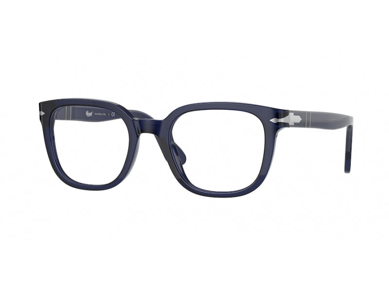 8056597393911 - Unisex PO3263V  181 Rahmen von BRILLEN Acetat Blau Transparent Quadratisch Normal