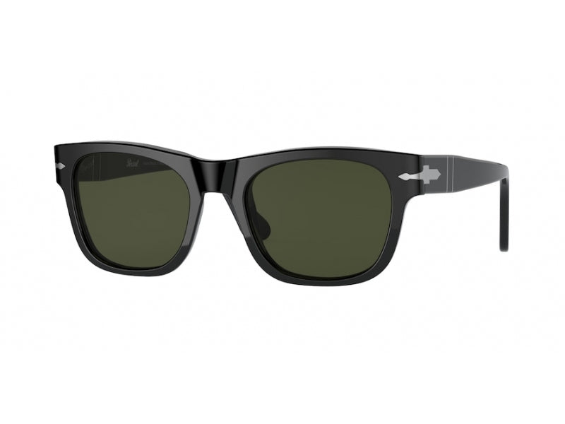 8056597409209 - Unisex PO3269S  95 31 Gläser SONNENBRILLEN Acetat Schwarz Grün Quadratisch Normal