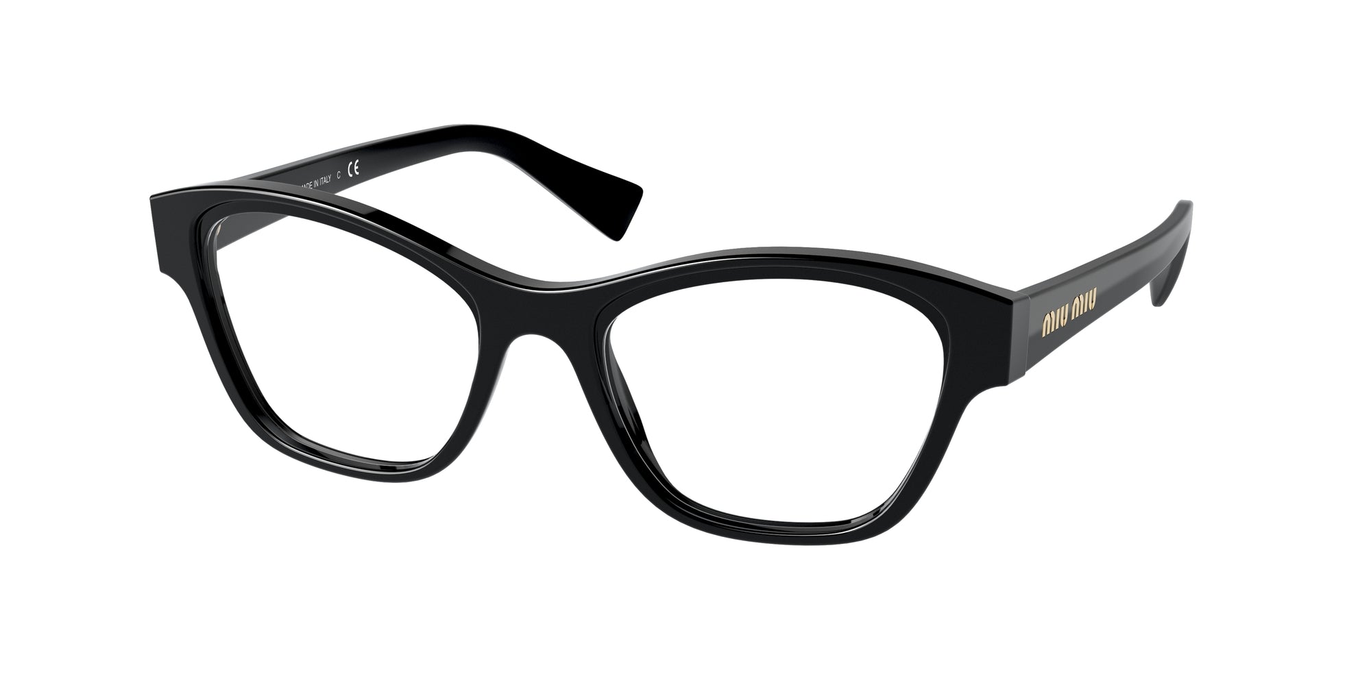 8056597437714 - Damen MU 08TV  1AB1O1 Rahmen von BRILLEN Acetat Schwarz Transparent Quadratisch Normal