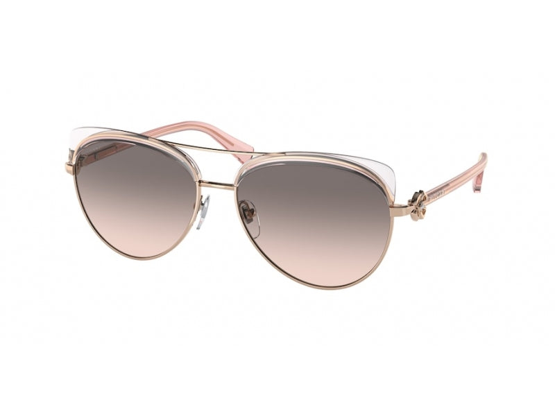 8056597497091 - Damen BV6164B 20143B Gläser SONNENBRILLEN Metall Rosa Rosa Pilot Normal Schattiert