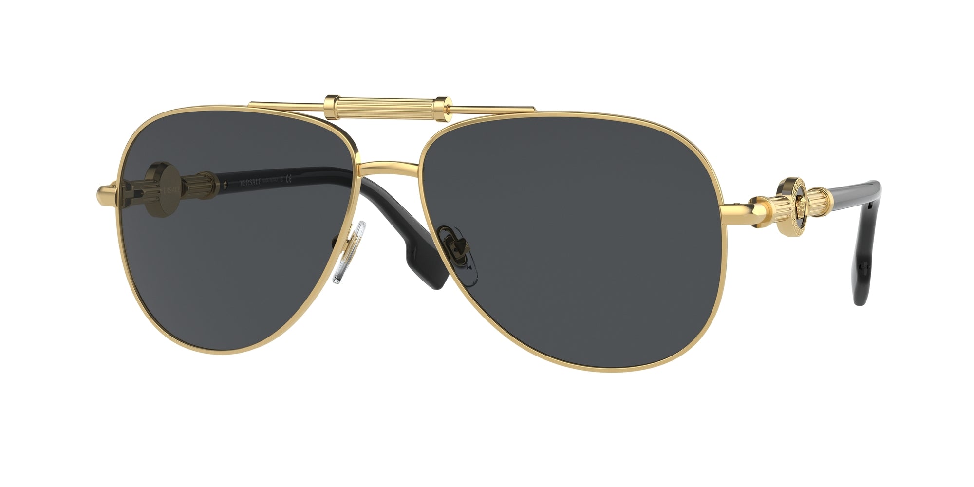 8056597525145 - Sonnenbrillen - Unisex Sunglasses 0VE2236 - in gold - Sonnenbrillen für Unisex