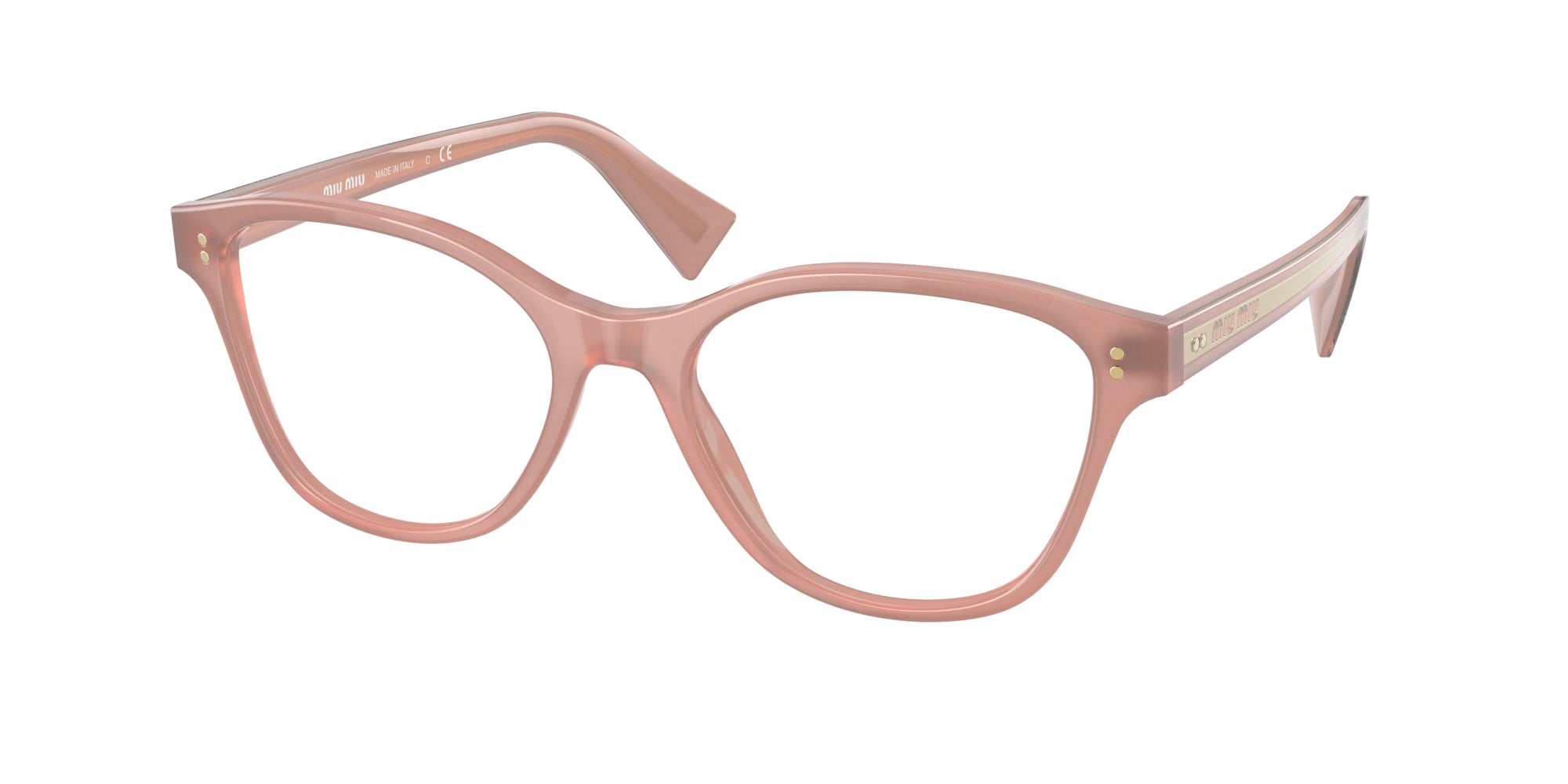 8056597540902 - Damen MU 02UV  06X1O1 Rahmen von BRILLEN Acetat Rosa Transparent Quadratisch Normal