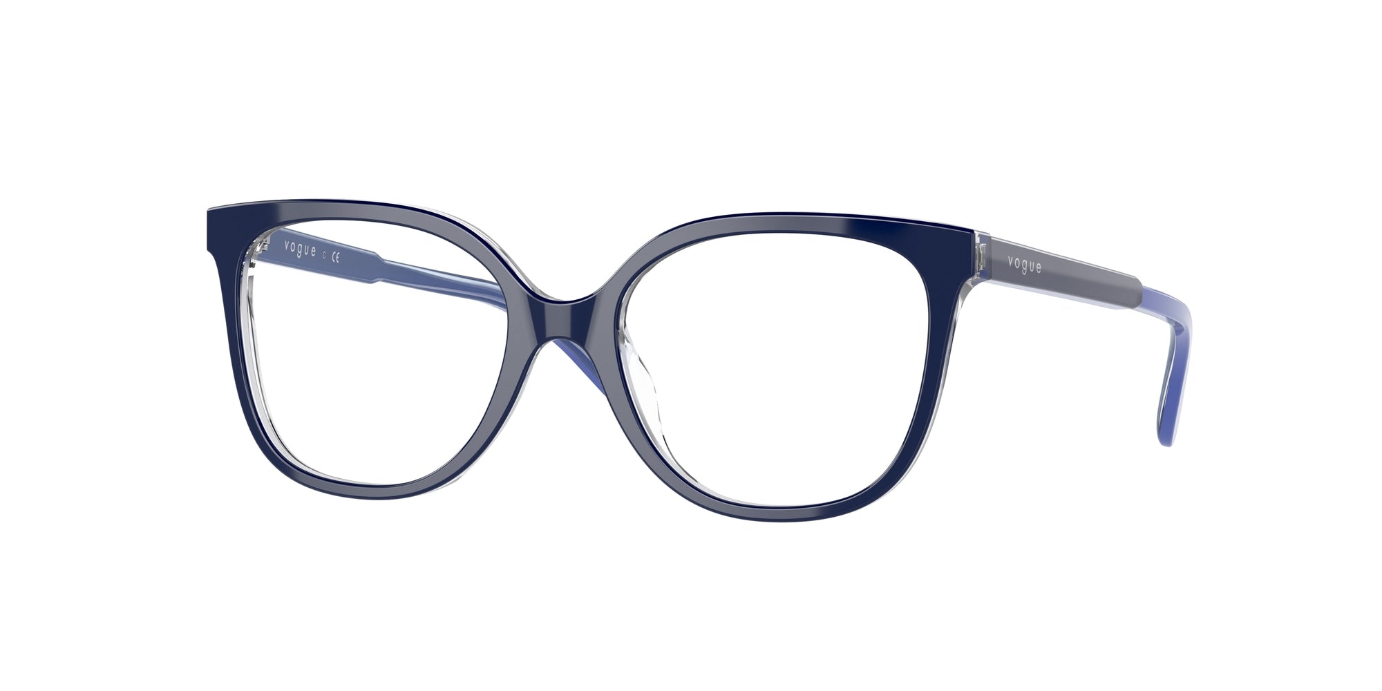 8056597601986 - Kind VY2012  2984 Rahmen von BRILLEN Acetat Blau Transparent Quadratisch Normal