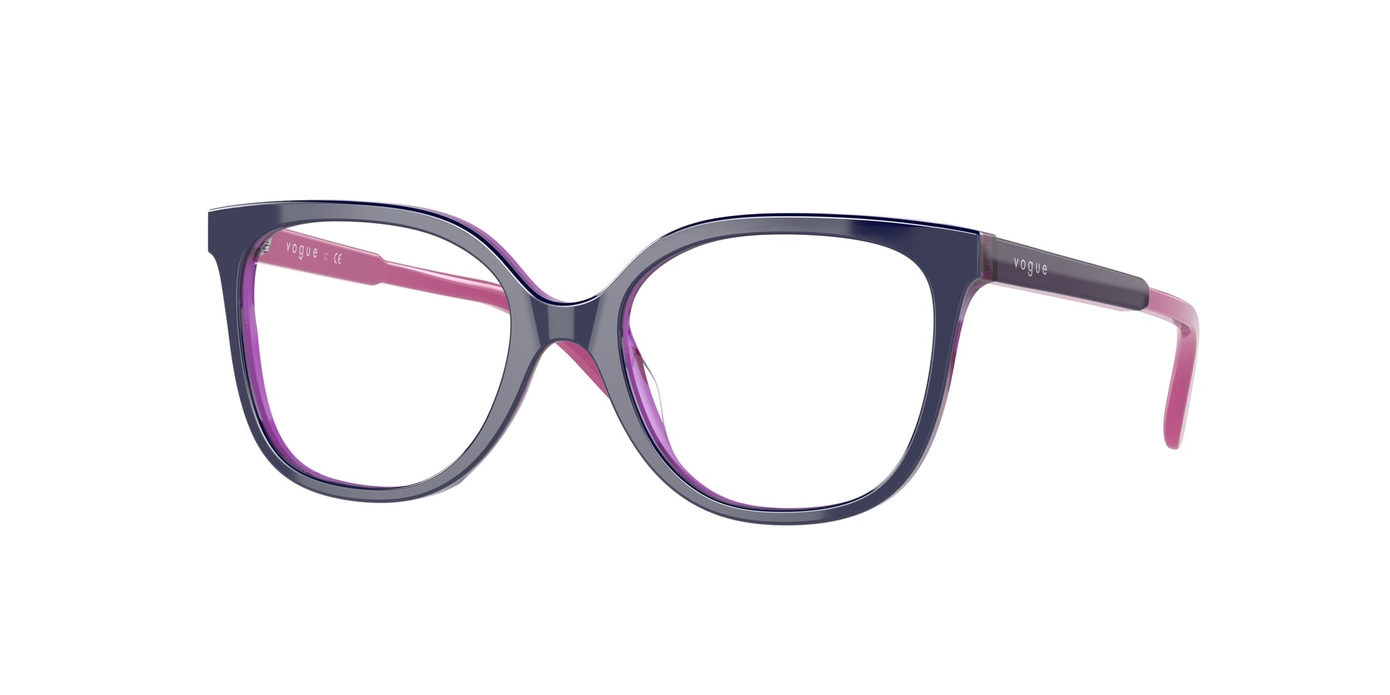 8056597601993 - Kind VY2012  2809 Rahmen von BRILLEN Acetat Violett Transparent Quadratisch Normal