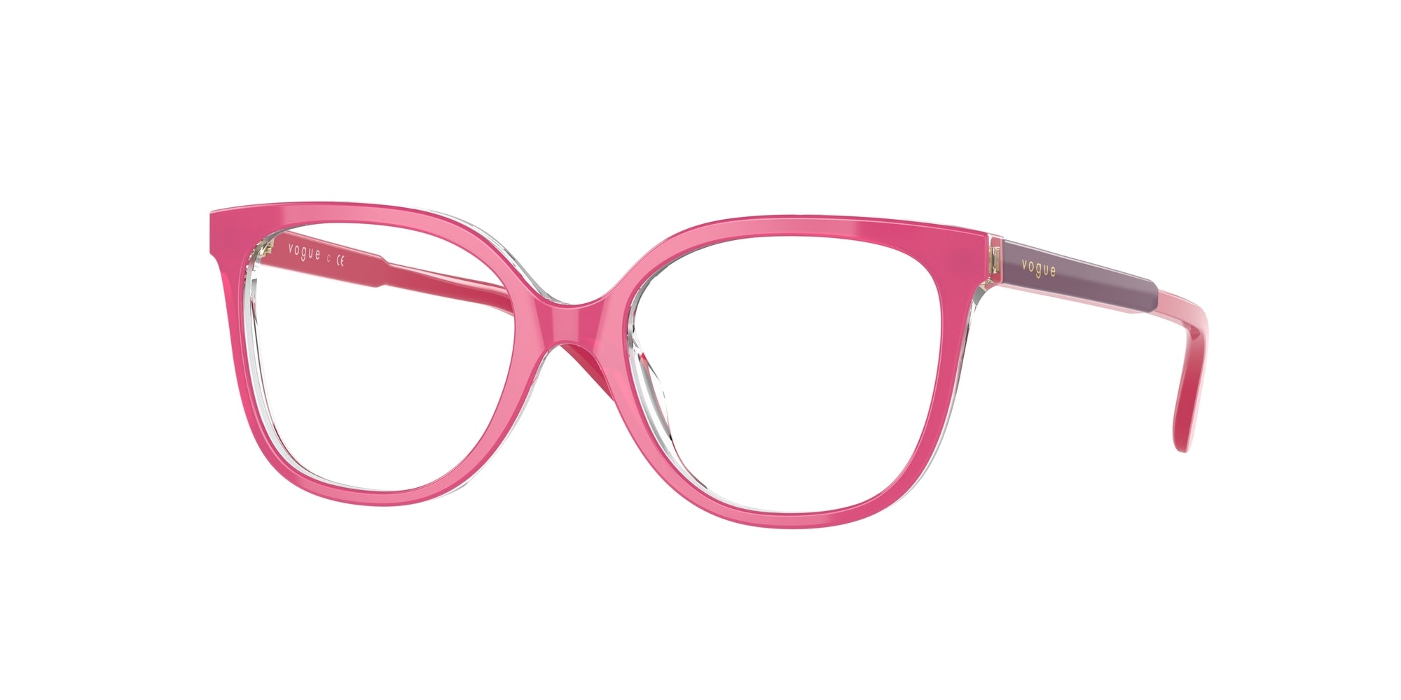 8056597602037 - Kind VY2012 2812 Rahmen von BRILLEN Acetat Rosa Transparent Quadratisch Normal