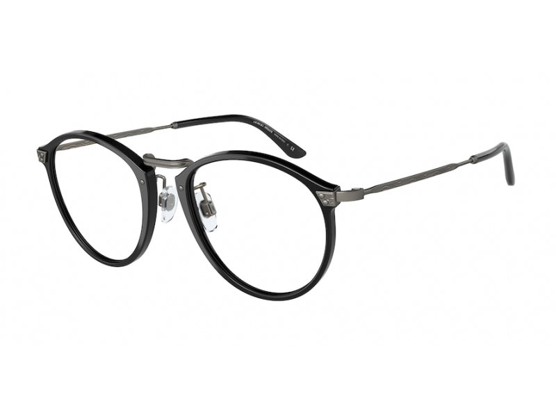 8056597622684 - Herren AR 318M  5001 Rahmen von BRILLEN Acetat Schwarz Transparent Pantos Normal