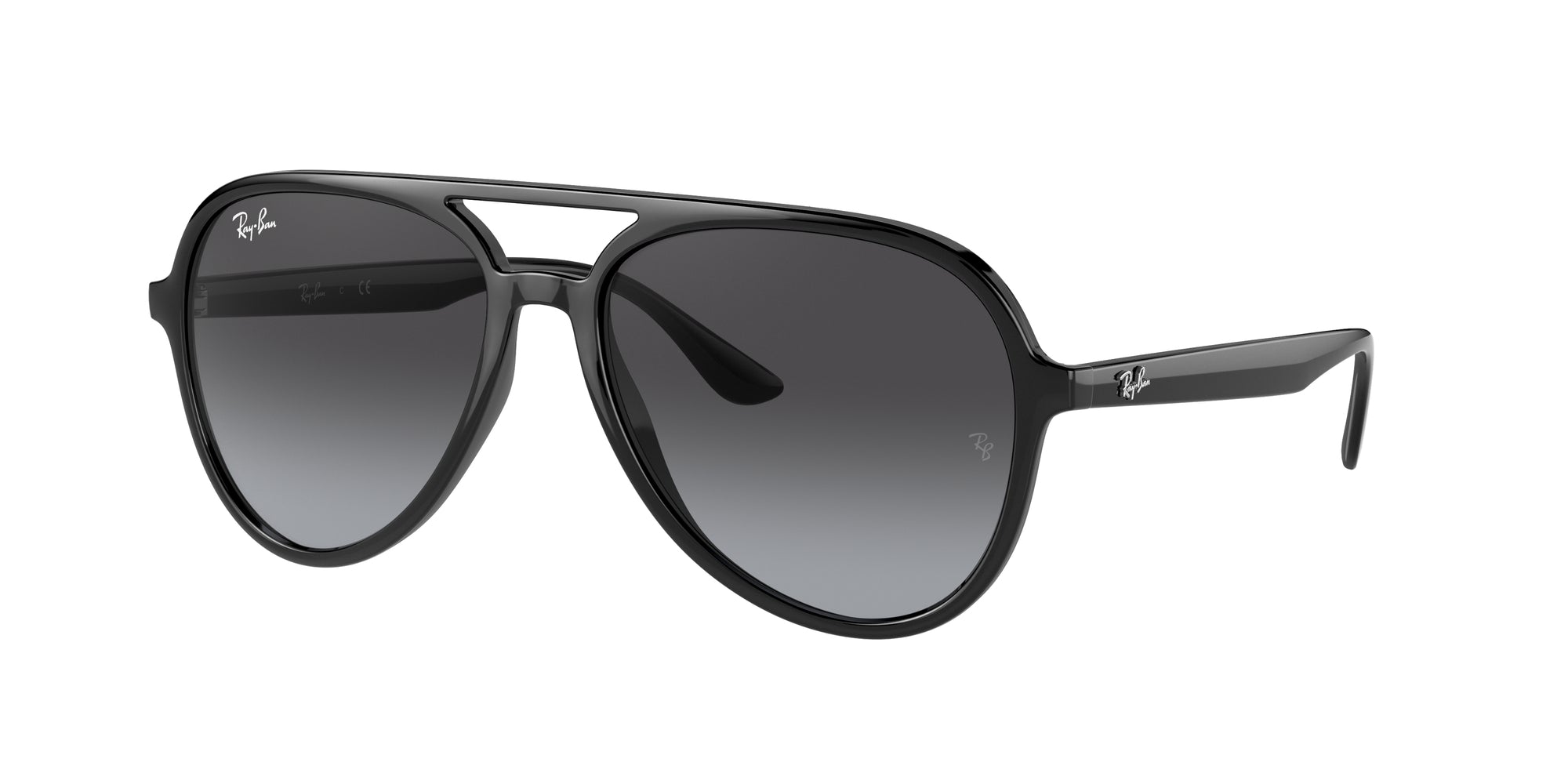 8056597626583 - Unisex RB4376 601 8G Gläser SONNENBRILLEN Injiziert Schwarz Grau Pilot Normal Schattiert 8056597626583 - Unisex RB4376 601 8G Gläser SONNENBRILLEN Injiziert Schwarz Grau Pilot Normal Schattiert