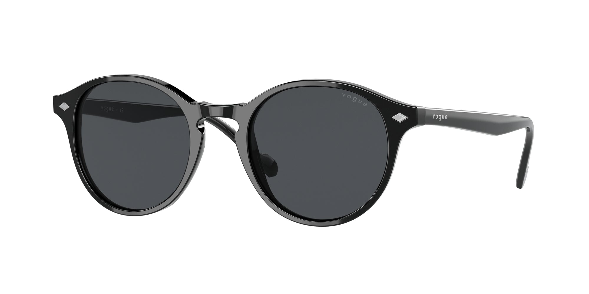 8056597644518 - Herren VO5327S  W44 87 Gläser SONNENBRILLEN Acetat Schwarz Grau Panthos Normal