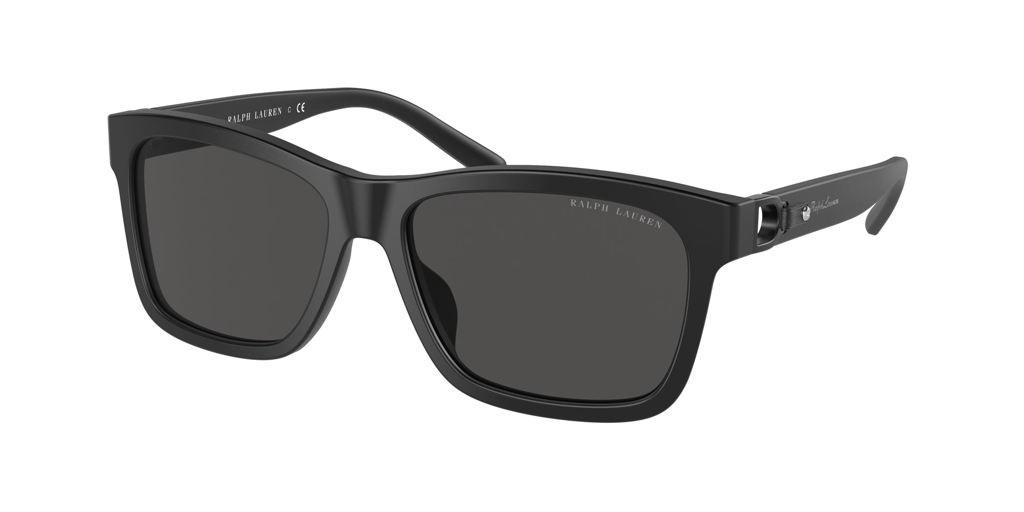 8056597666220 - Herren RL8203QU  537587 Gläser SONNENBRILLEN Acetat Black-opaco Dunkelgrau Hocken Normale