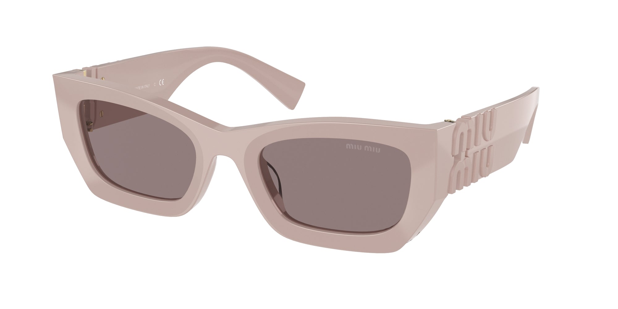 8056597671958 - Damen MU 09WS  17C6X1 Gläser SONNENBRILLEN Acetat Rosa Braun Quadratisch Normal