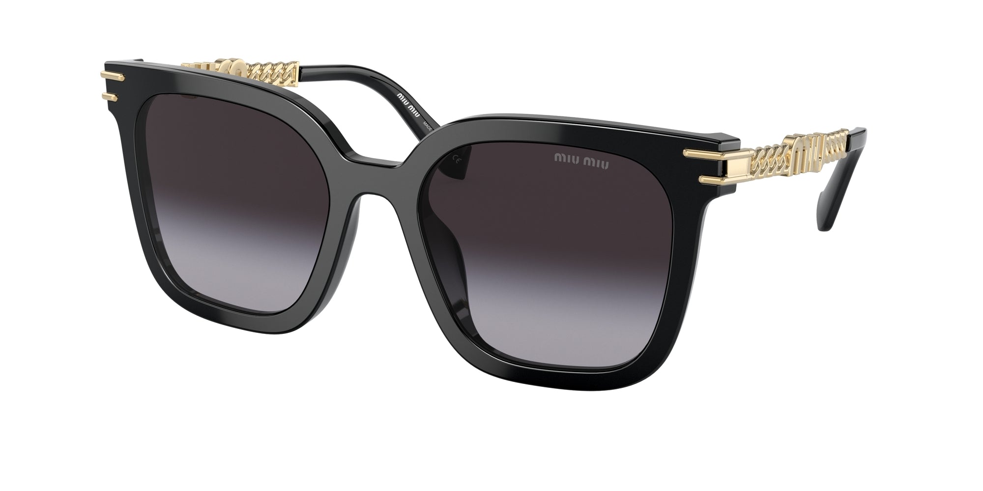 8056597695183 - Damen MU 13WS  1AB5D1 Gläser SONNENBRILLEN Plastik Schwarz Grau Hocken Normale Schattiert