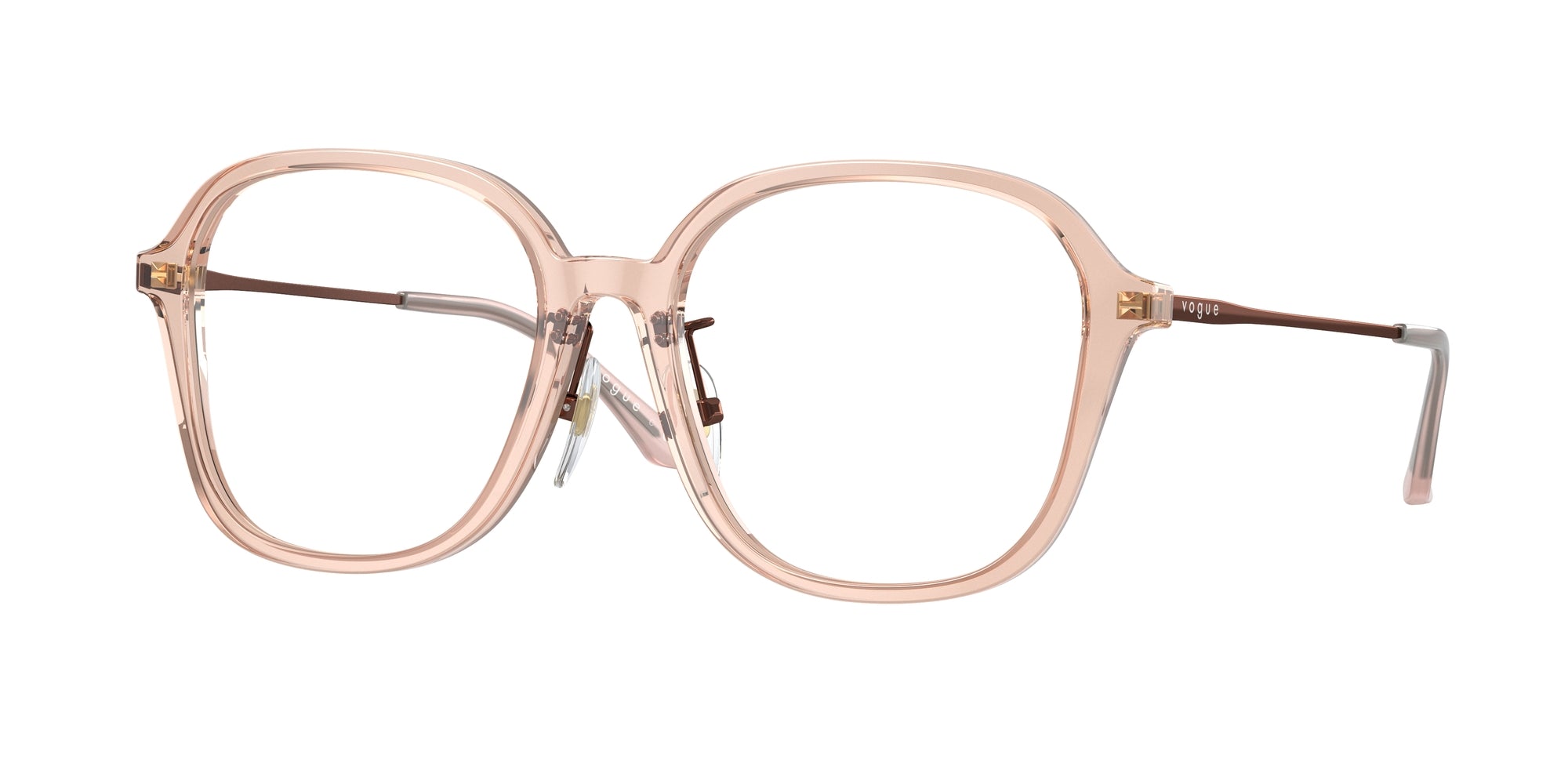 8056597697057 - Damen VO5467D  2954 Rahmen von BRILLEN Acetat Rosa Transparent Quadratisch Normal