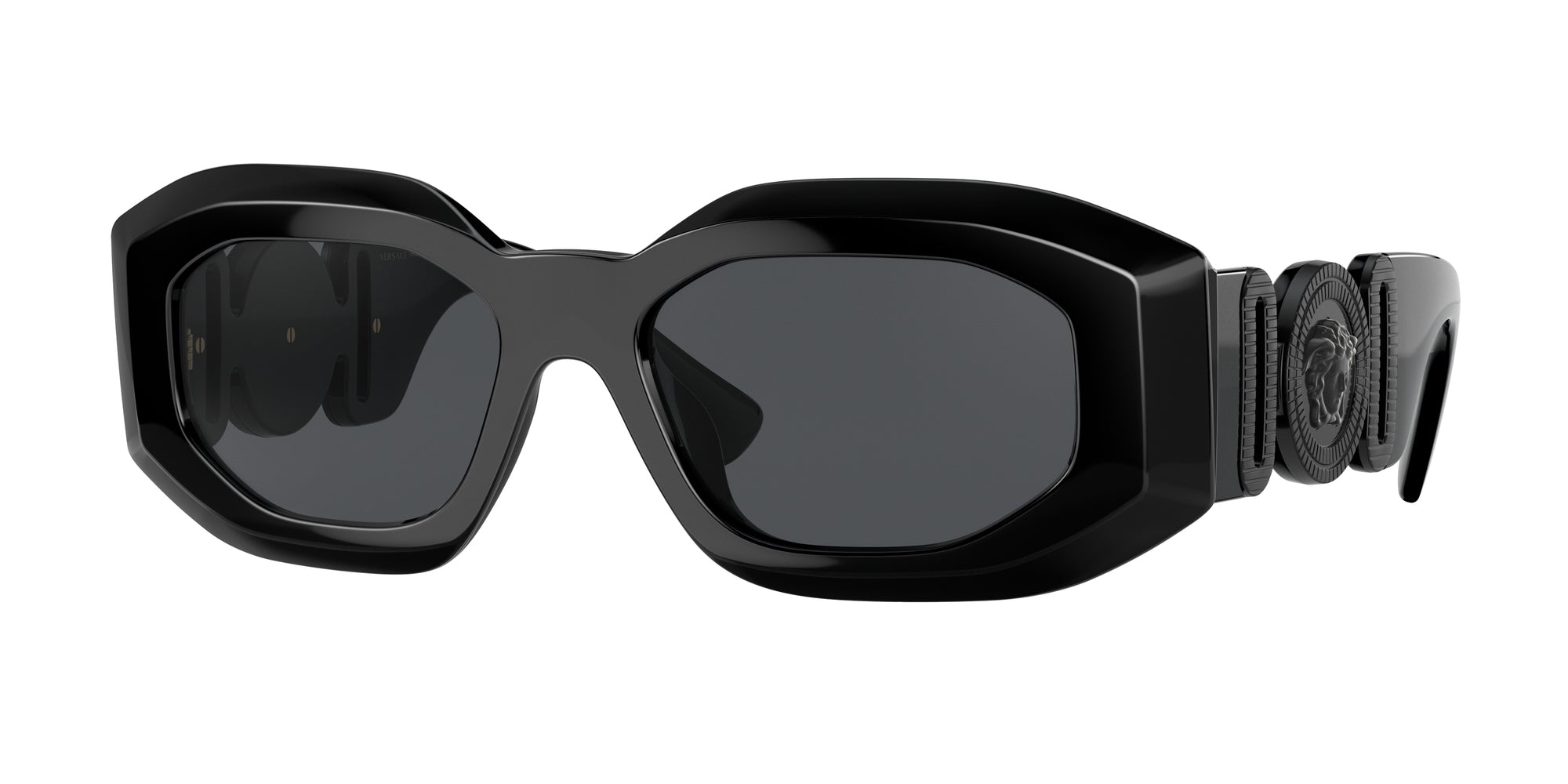 8056597697149 - Unisex VE4425U  536087 Gläser SONNENBRILLEN Acetat Schwarz Dunkelgrau Geometrisch Normale