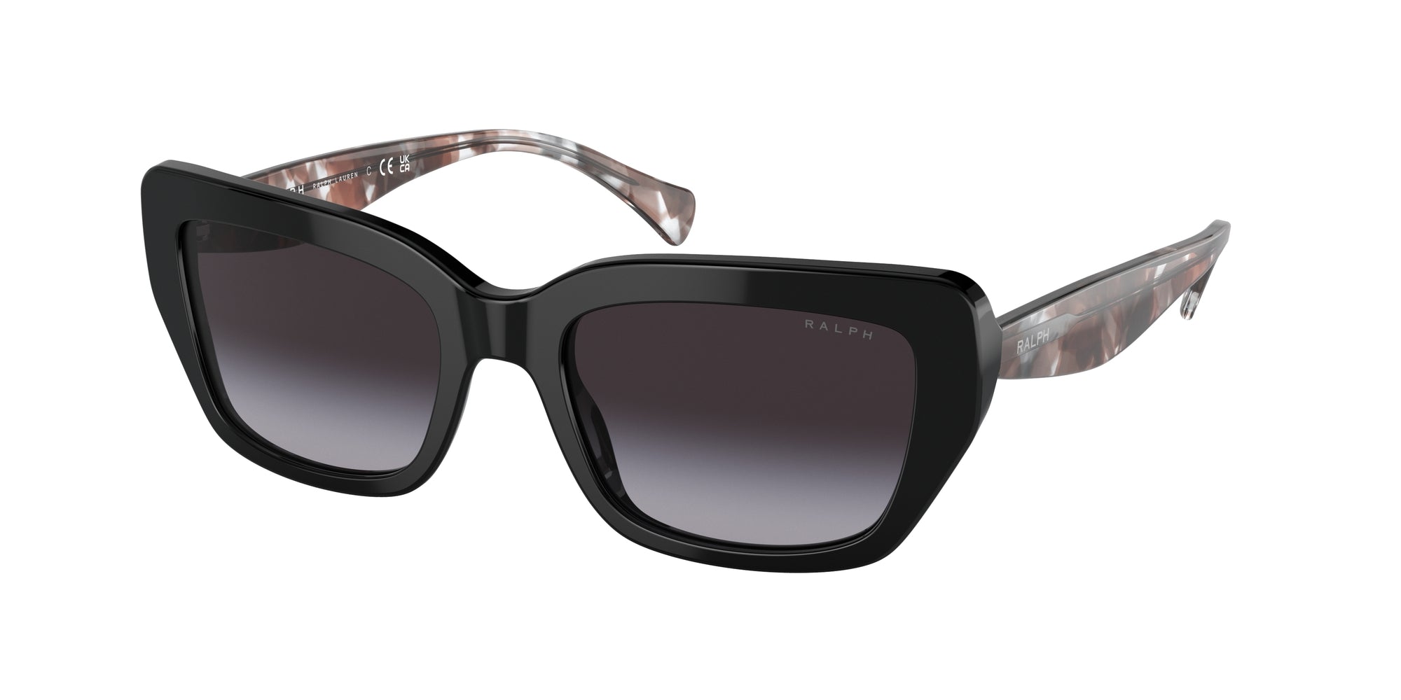 8056597699167 - Damen RA5292  50018G Gläser SONNENBRILLEN Acetat Schwarz Grau Quadratisch Normal Schattiert