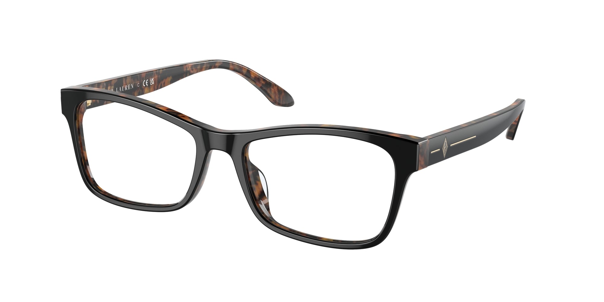 8056597703840 - Frau RL6229U  5260 Rahmen von BRILLEN Acetat Schwarz Transparent Kissen Normal