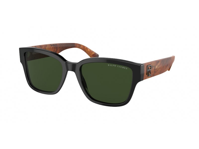 8056597704915 - Herren RL8205 THE RL 50 539871 Gläser SONNENBRILLEN Plastik Schwarz Dunkelgrün Hocken Normale