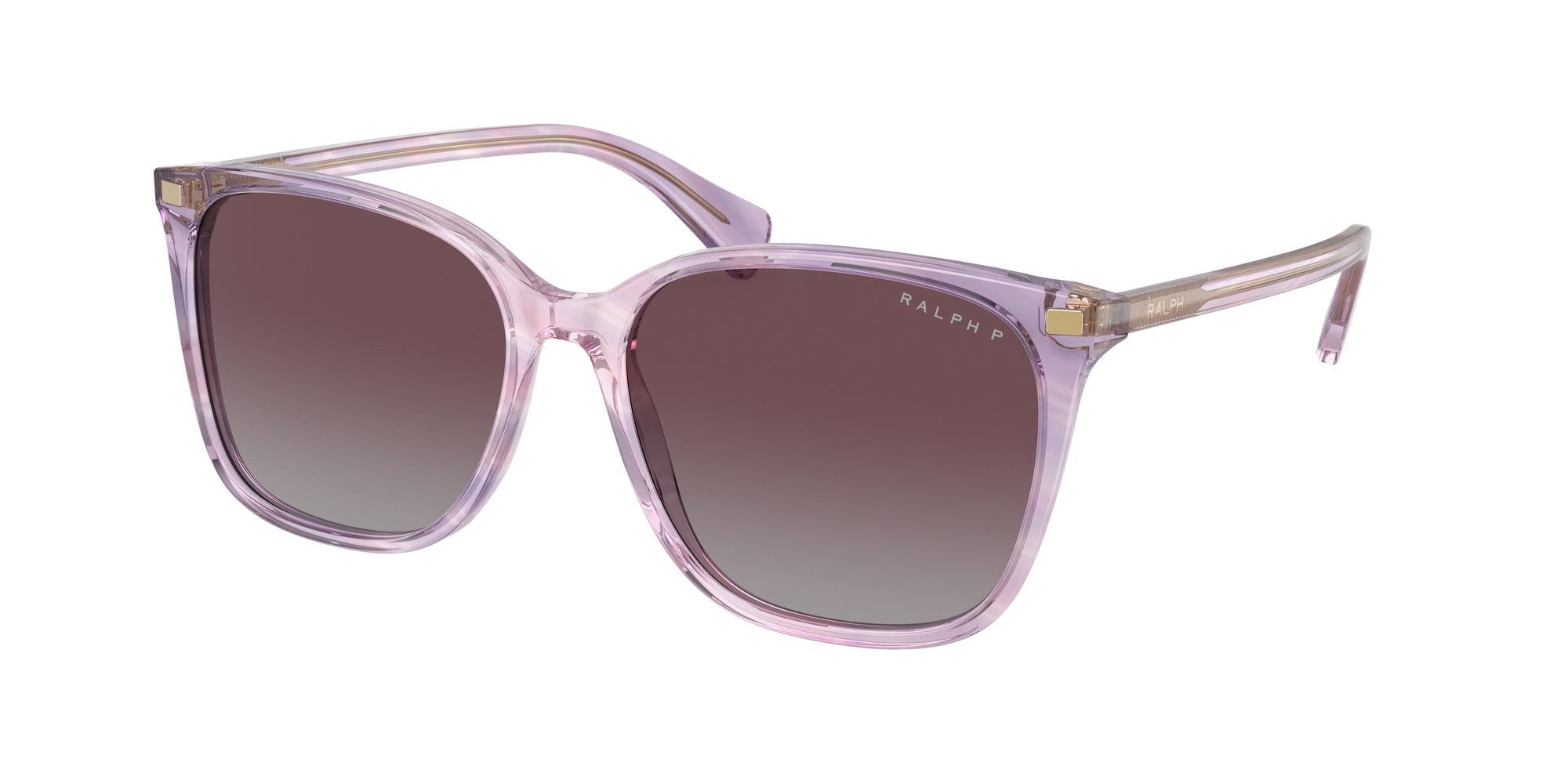 8056597705738 - Damen RA5293 VVCV 603662 Gläser SONNENBRILLEN Acetat Violett Violett Quadratisch Polarisiert Schattiert