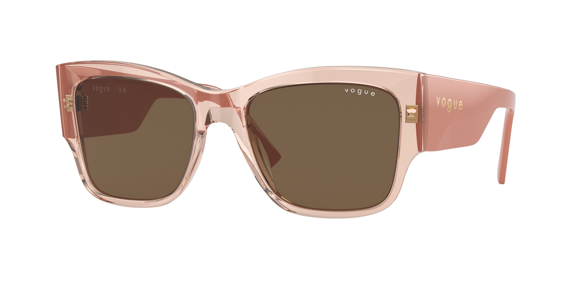 8056597714877 - Damen VO5462S  295473 Gläser SONNENBRILLEN Acetat Rosa Braun Quadratisch Normal