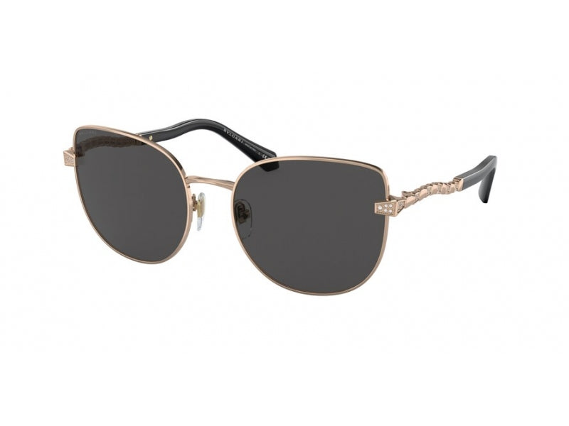 8056597718141 - Frau BV6184B 201487 Gläser SONNENBRILLEN Steckdose Metall Rosa Gold Grau Katzenauge 8056597718141 - Frau BV6184B 201487 Gläser SONNENBRILLEN Steckdose Metall Rosa Gold Grau Katzenauge