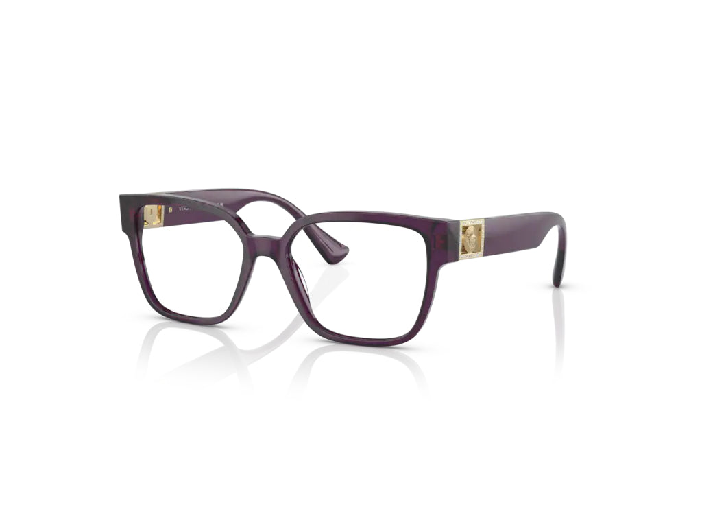 8056597730846 - Damen VE3329B  5384 Rahmen von BRILLEN Acetat Violett Transparent Quadratisch Normal