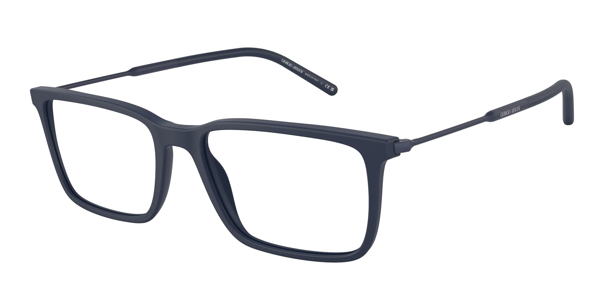 8056597737456 - Herren AR7233  5543 Rahmen von BRILLEN Acetat Blau Transparent Quadratisch Normal