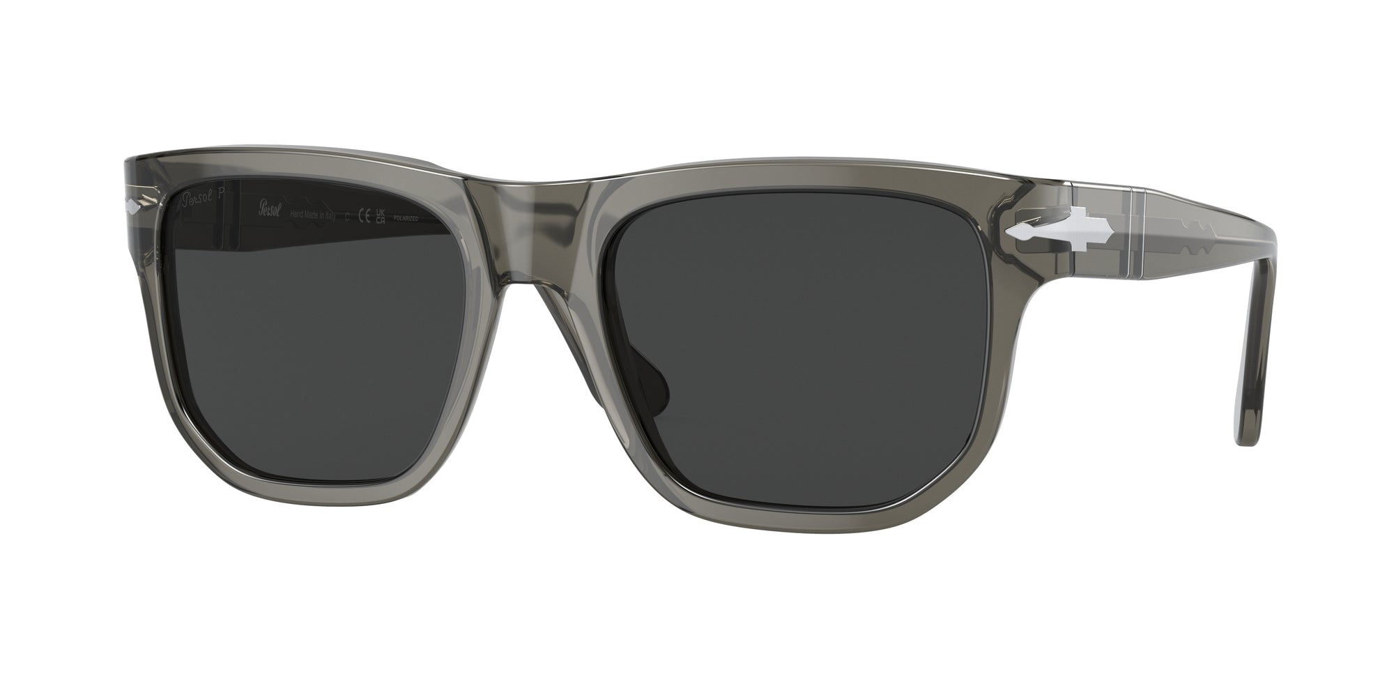 8056597744911 - Unisex PO3306S  110348 Gläser SONNENBRILLEN Acetat Grün Grau Quadratisch Polarisiert