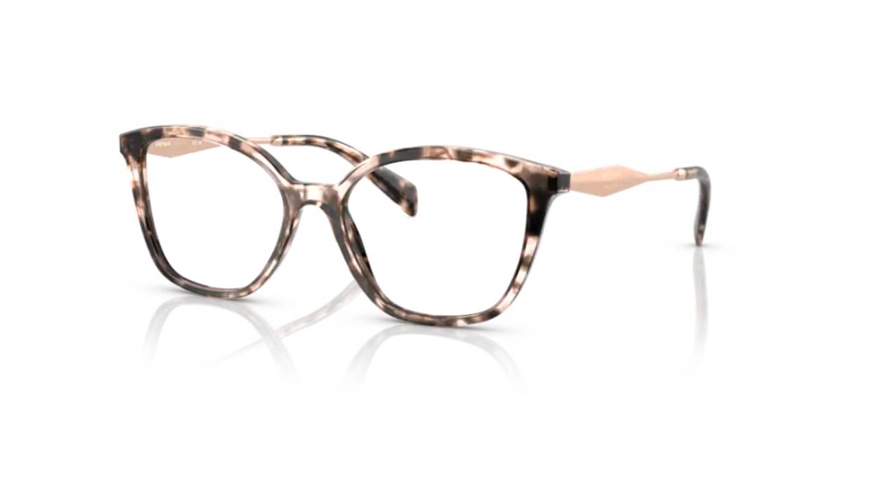 8056597745116 - Damen PR 02ZV  ROJ1O1 Rahmen von BRILLEN Acetat Schildkröte Transparent Schmetterling Normal