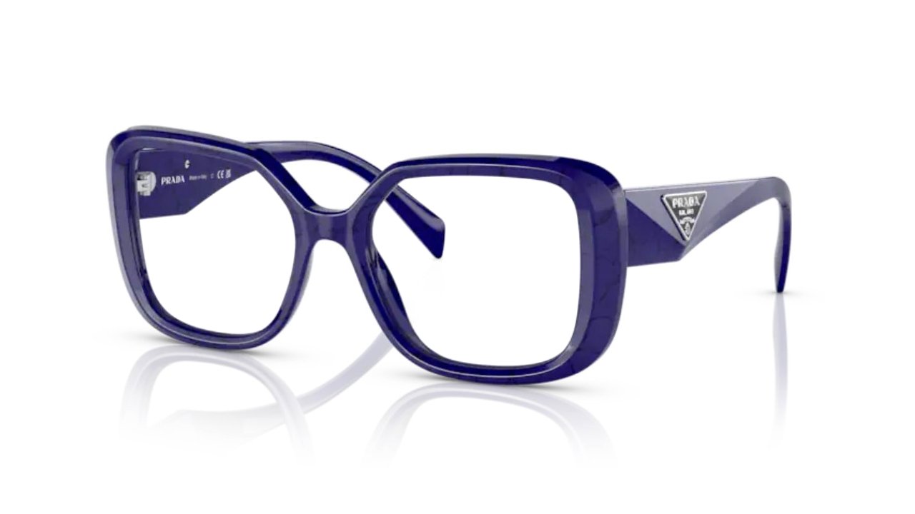 8056597747660 - Frau PR 10ZV 18D1O1 Rahmen von BRILLEN Acetat Blau  Hocken