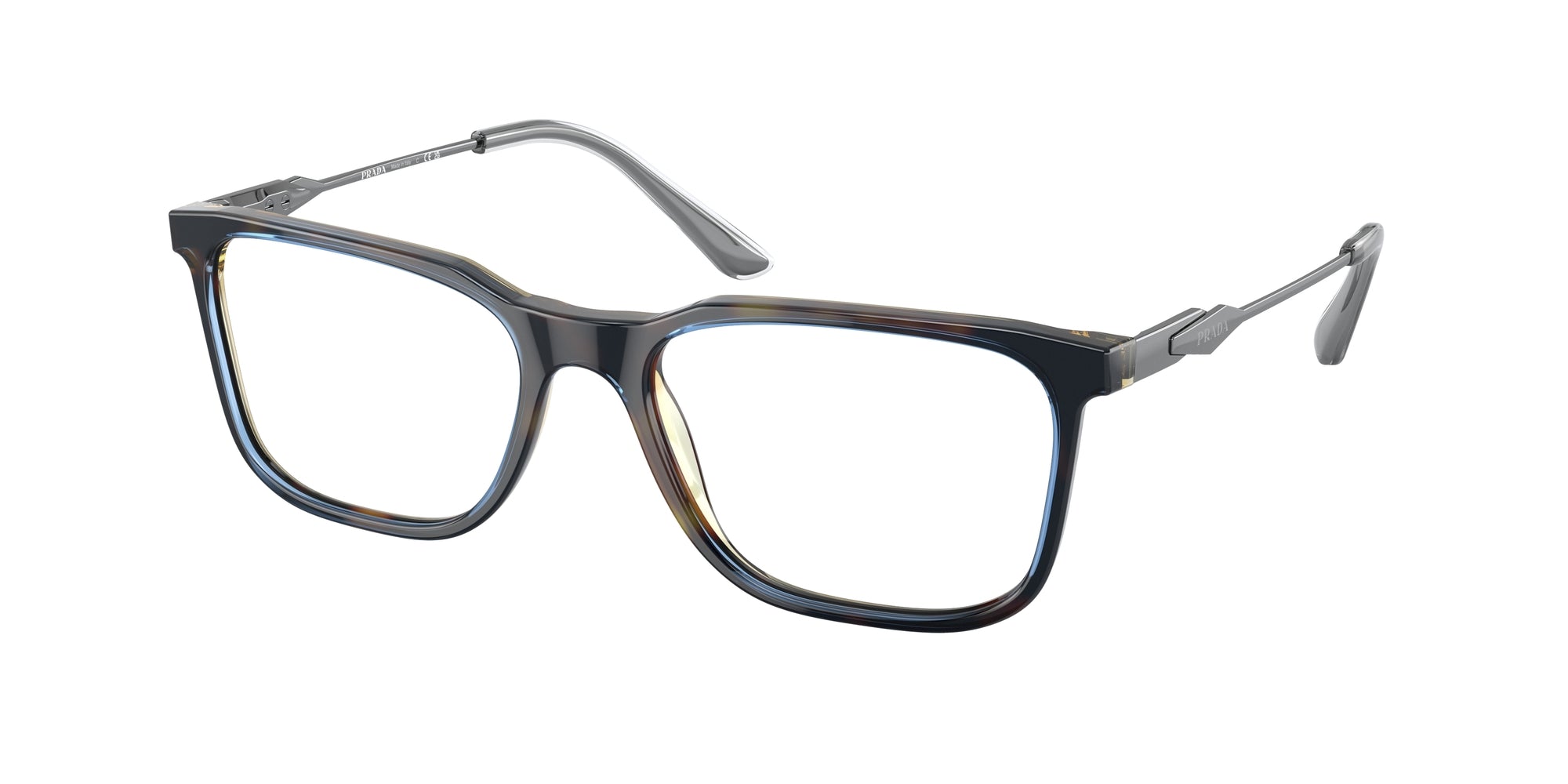 8056597748223 - Herren PR 05ZV  ZXH1O1 Rahmen von BRILLEN Acetat Blau  Quadratisch