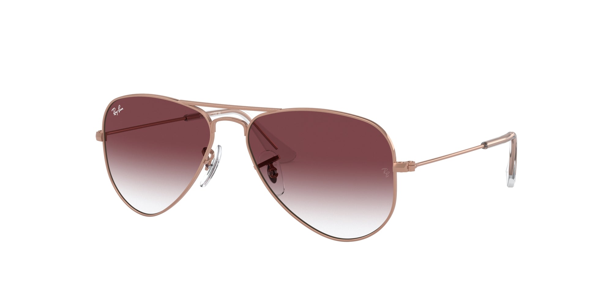 8056597750035 - Junior RJ9506S Junior Aviator 291 8h Gläser SONNENBRILLEN Metall Rosa Gold Violett Pilot Normale Schattiert