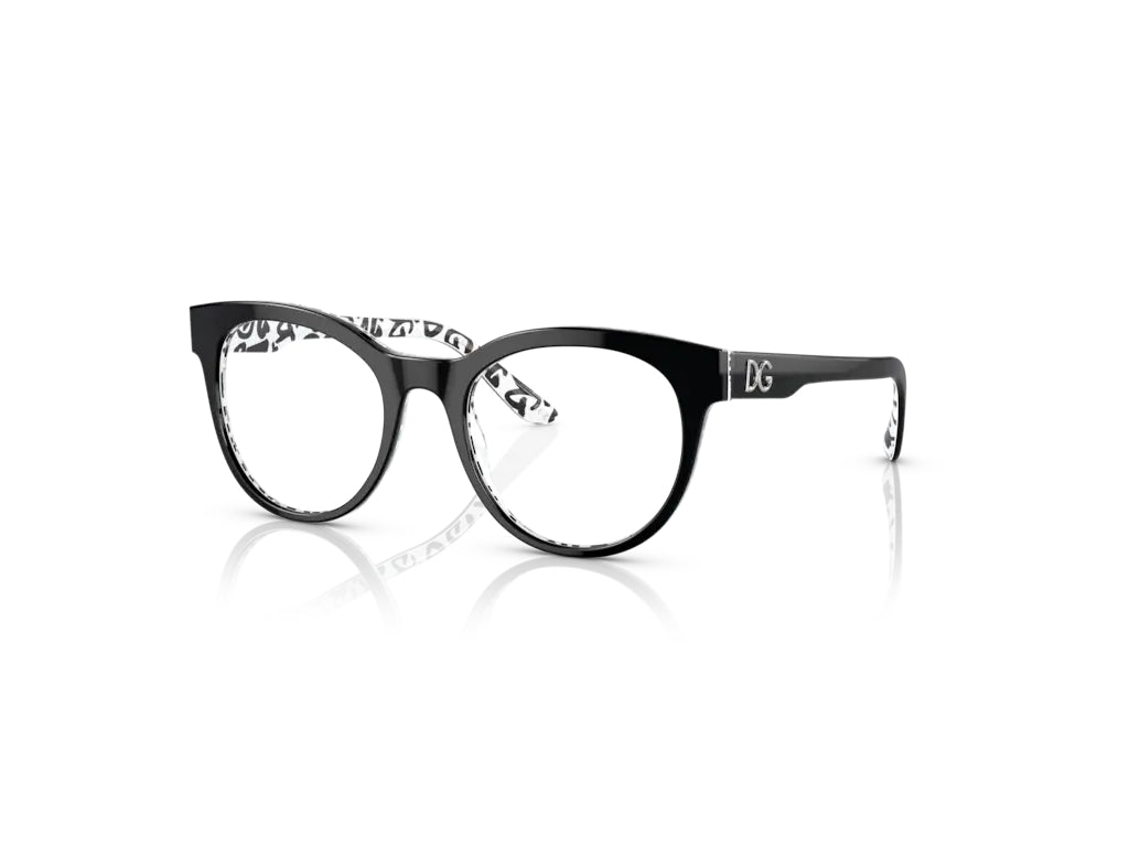 8056597759892 - Frau DG3334 3389 Rahmen von BRILLEN Acetat Schwarz  Panthos