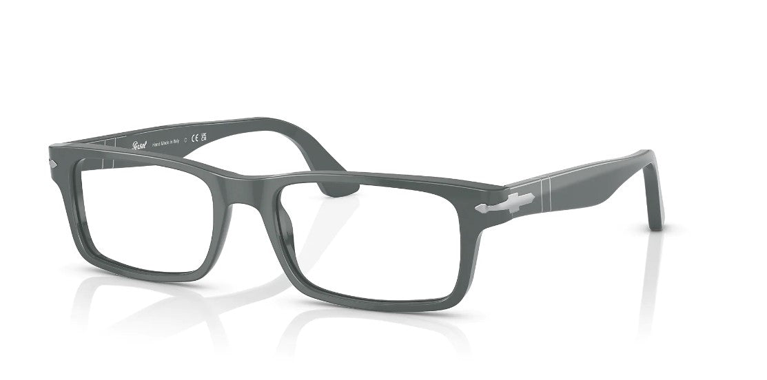 8056597766777 - Herren PO3050V 1173 Rahmen von BRILLEN Acetat Grau Transparent Quadratisch Normal