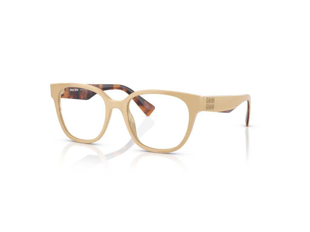 8056597784719 - Damen MU 02VV  10H1O1 Rahmen von BRILLEN Acetat Beige Transparent Quadratisch Normal