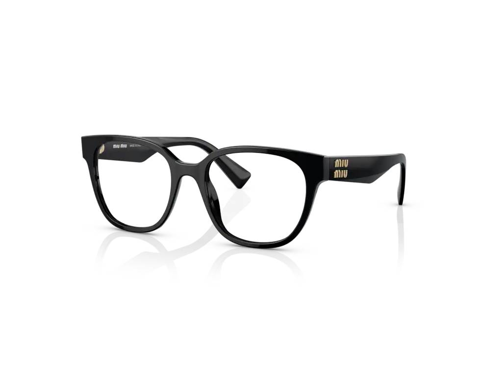 8056597784757 - Damen MU 02VV  1AB1O1 Rahmen von BRILLEN Acetat Schwarz Transparent Quadratisch Normal