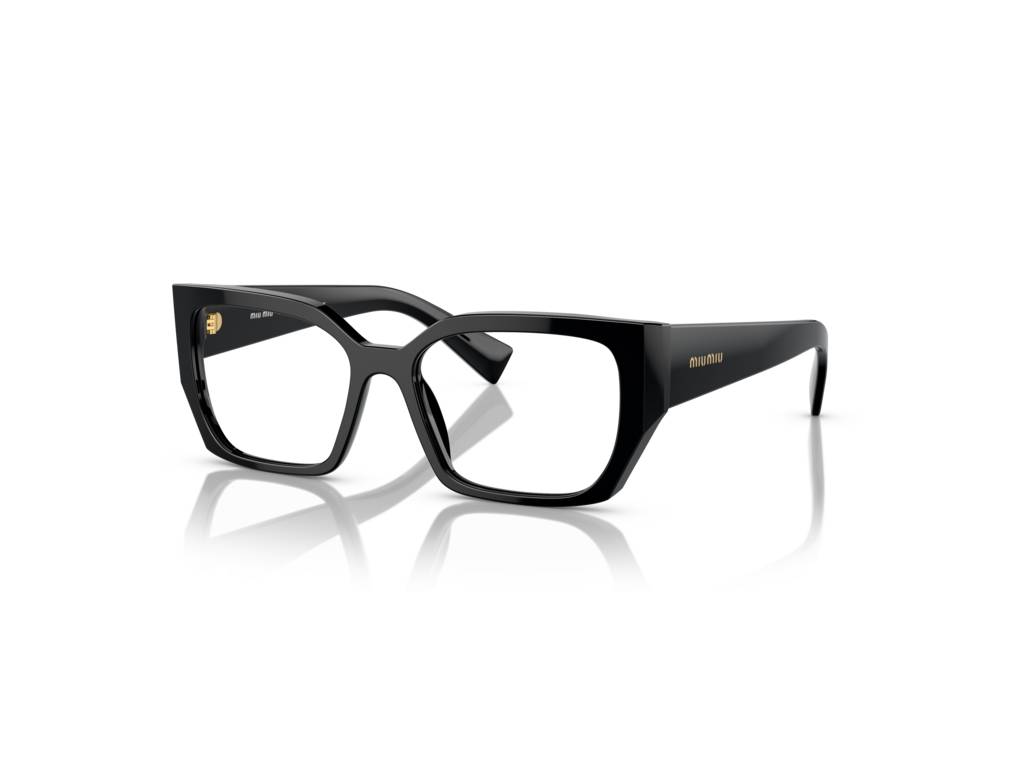 8056597805797 - Damen MU 03VV  1AB1O1 Rahmen von BRILLEN Acetat Schwarz Transparent Quadratisch Normal