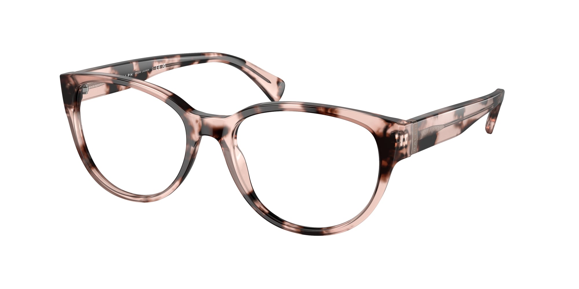 8056597806770 - Frau RA7151  6058 Rahmen von BRILLEN Acetat Rose Transparent Kreisel Normal