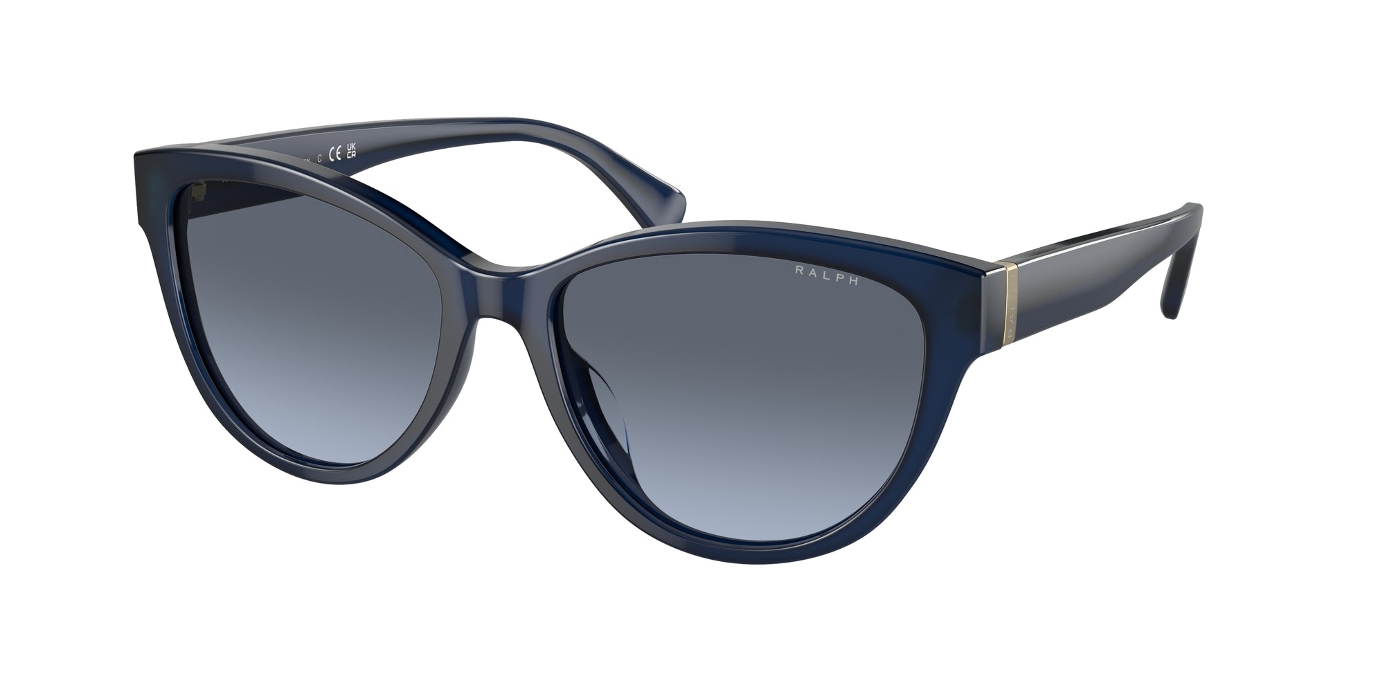 8056597807678 - Frau RA5299U  60598F Gläser SONNENBRILLEN Acetat Blau Blau Kreisel Normal Schattiert