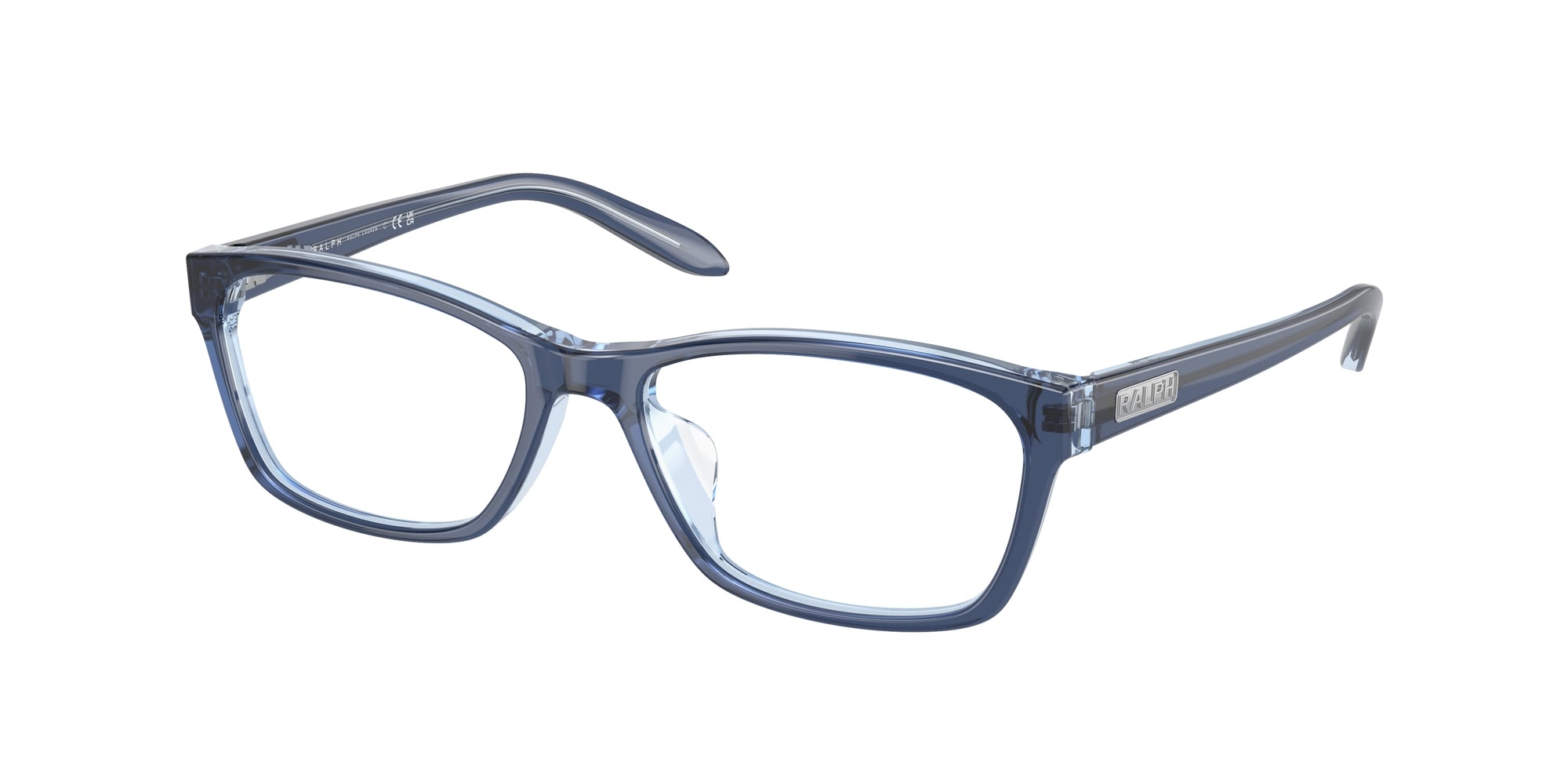 8056597810265 - Damen RA7039  6073 Rahmen von BRILLEN Acetat Blau Transparent Quadratisch Normal