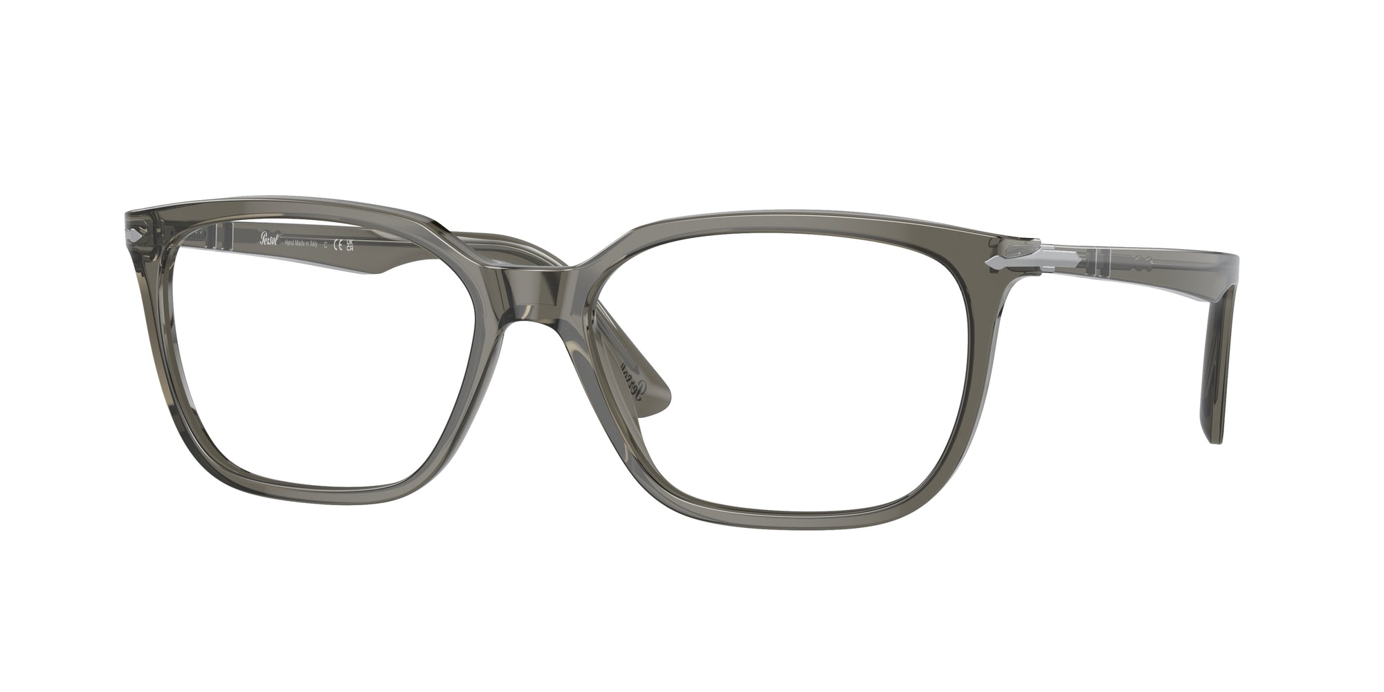 8056597812603 - Herren PO3298V  1103 Rahmen von BRILLEN Acetat Grau Transparent Quadratisch Normal