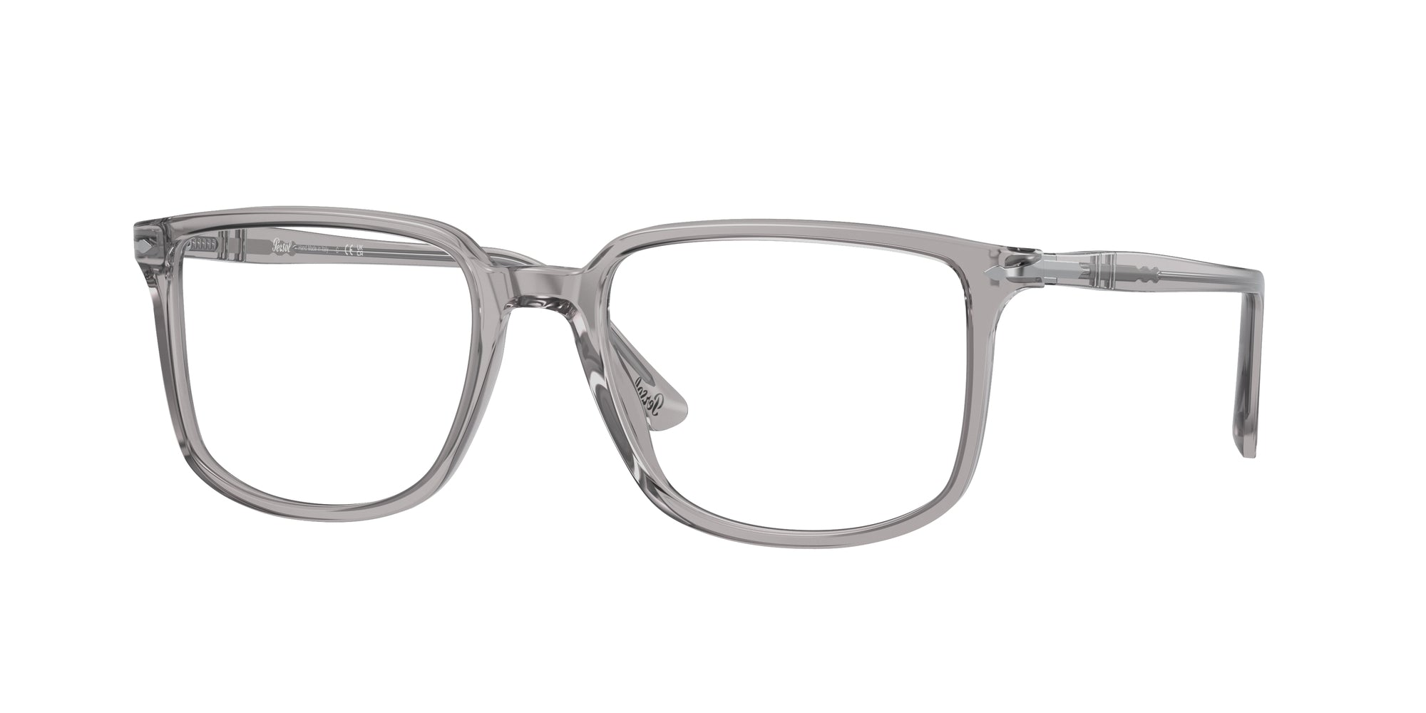 8056597817547 - Unisex PO3275V  309 Rahmen von BRILLEN Acetat Grau Transparent Quadratisch Normal