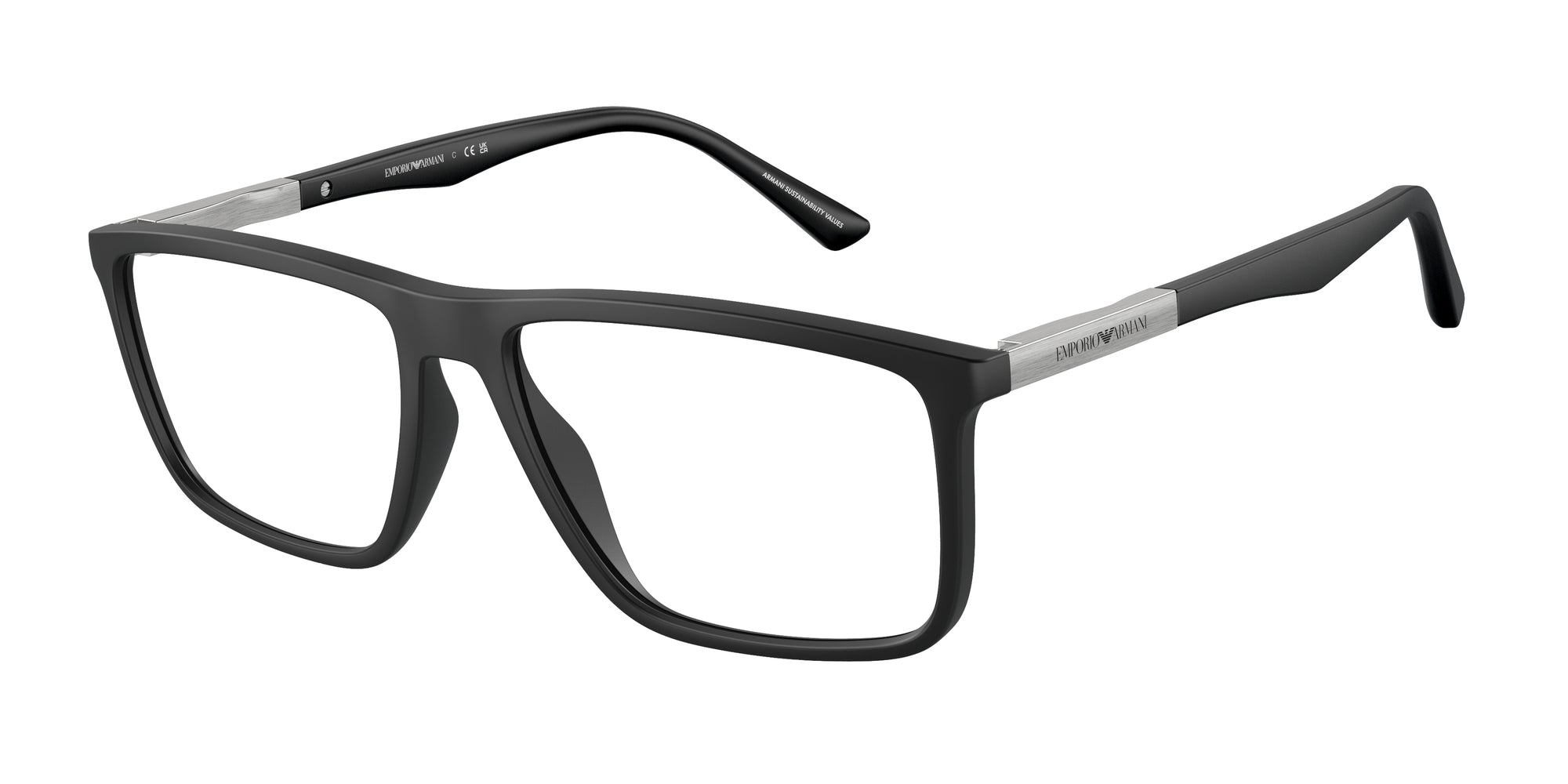 8056597818988 - Herren EA3221 5001 Rahmen von BRILLEN Injiziert Schwarz Transparent Quadratisch Normal 8056597818988 - Herren EA3221 5001 Rahmen von BRILLEN Injiziert Schwarz Transparent Quadratisch Normal
