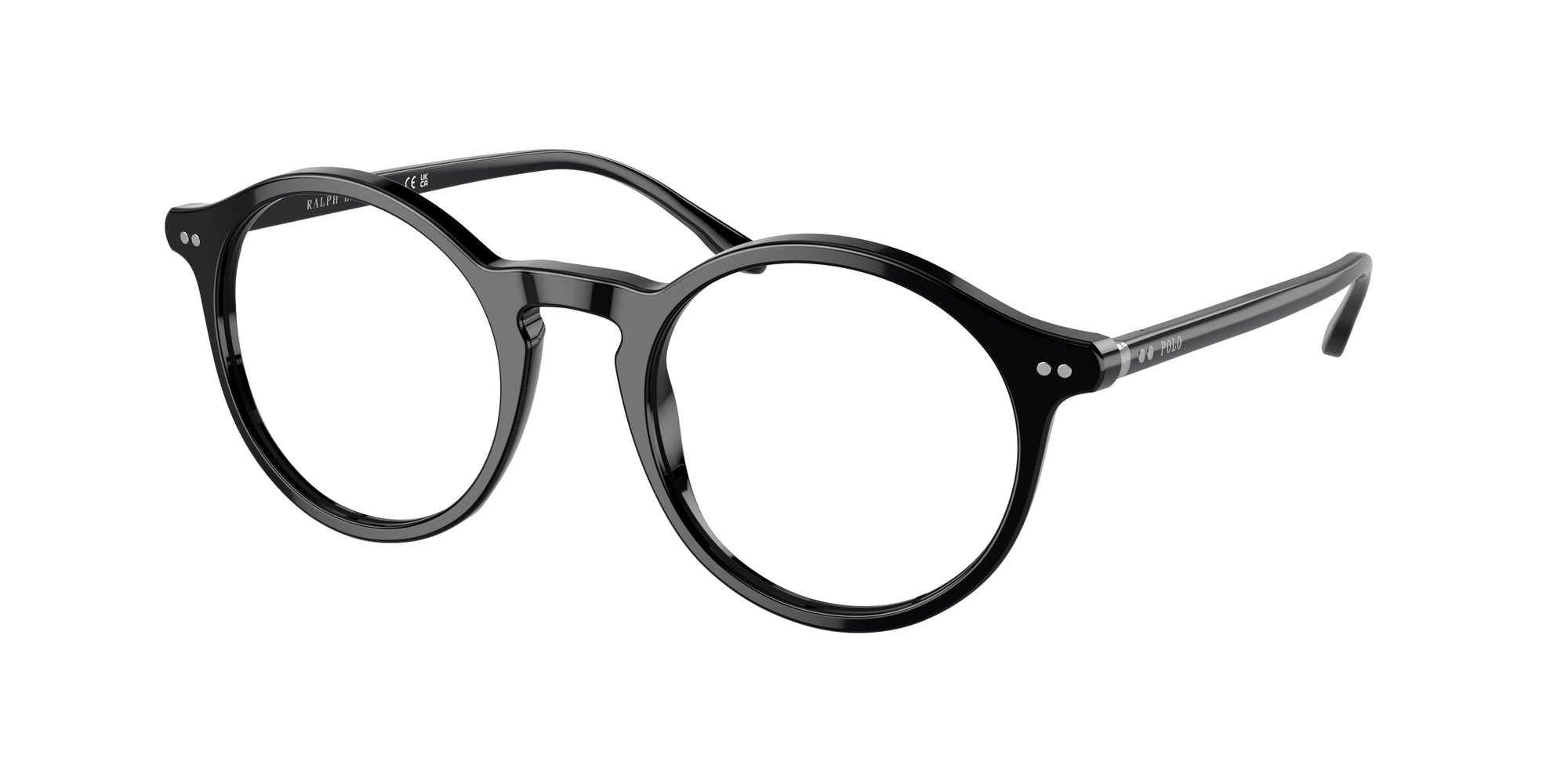 8056597820318 - Herren PH2260 L5001 Rahmen von BRILLEN Acetat Schwarz Transparent Rund Normal