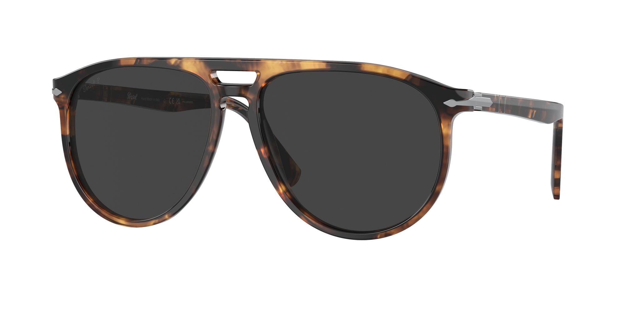 8056597823111 - Unisex PO3311S  110248 Gläser SONNENBRILLEN Acetat Schildkröte Grau Pilot Polarisiert