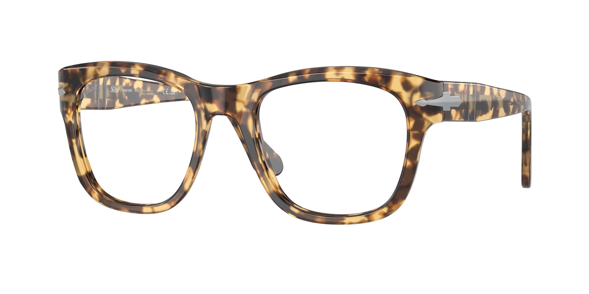 8056597823227 - Unisex PO3313S  1056GI Gläser SONNENBRILLEN Acetat Havanna Transparent Hocken Übergänge Photochromatisch